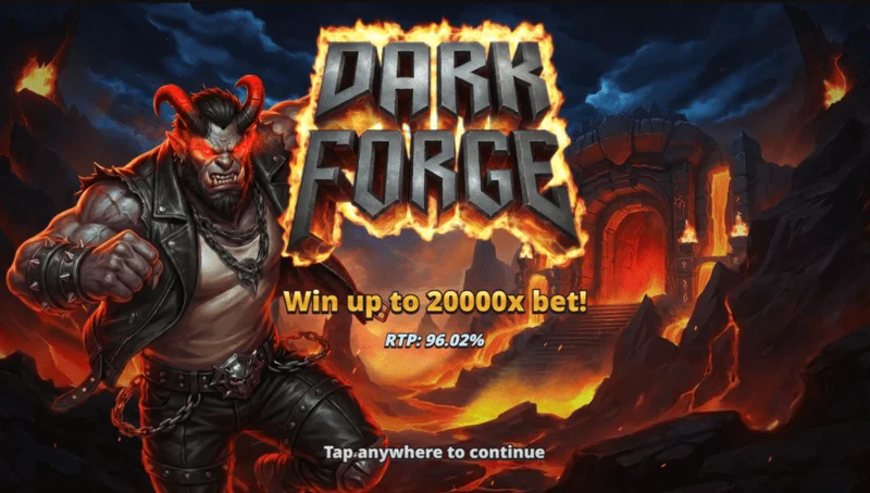 Dark Forge – algmenüü põrguliku sepikoja teemaga